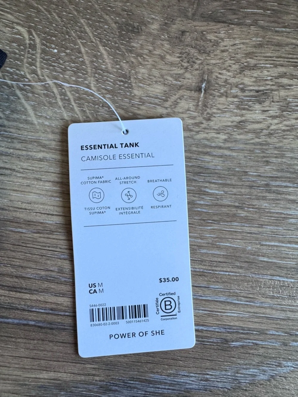 Athleta Essential Tank black - Picture 3 of 6
